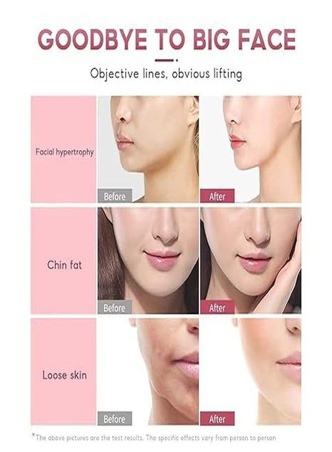 JAMBUVANTI Facial Slimming Belt, Double Chin Reducer Reusable V-Shape Face Mask for Men & Women Facial Shaped UP Lift Belt, Slim Cheeks Lifting Jaw Line Shaper Anti Wrinkle Strap Elastic Face (1 Pcs) MULTICOLOUR - Image 5