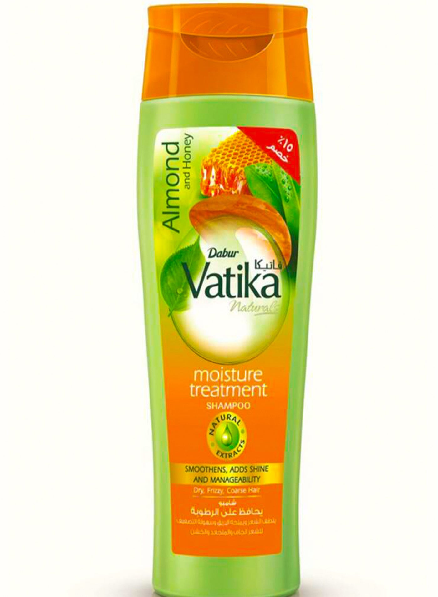 Vatika Naturals Moisture Treatment Shampoo Almond & Honey 360 ML