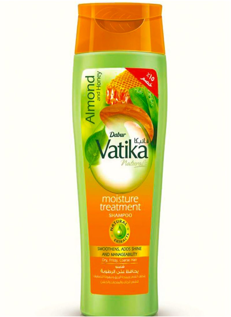 VATIKA Vatika Naturals Moisture Treatment Shampoo Almond & Honey 360 ML  - Image 1