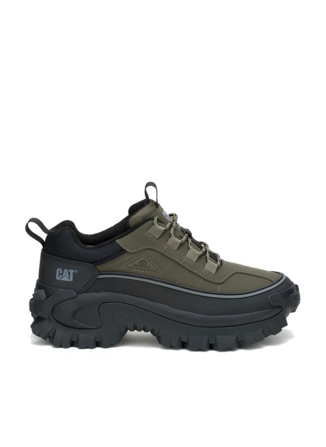 CATERPILLAR حذاء رياضي مقاوم للماء CAT INTRUDER GALOSH 2.0 للرجال باللون الزيتوني الداكن - Image 1