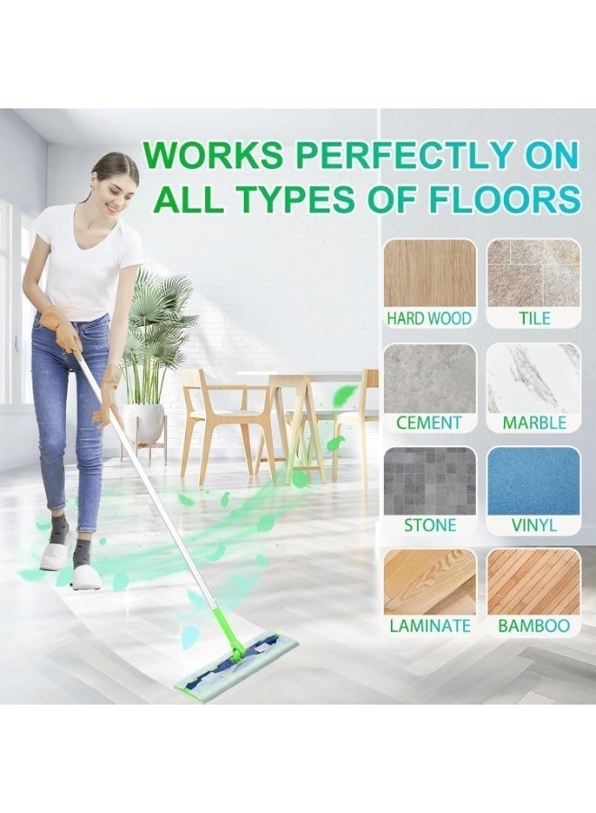 20 Counts XL Wet Mop Cloths – Large Disposable Mop Pads 21 x 40 cm, Compatible with Sweeper, Perfect for Wet Mopping, Scrubbing, Hardwood, Tile, Wood Floors - Image 5