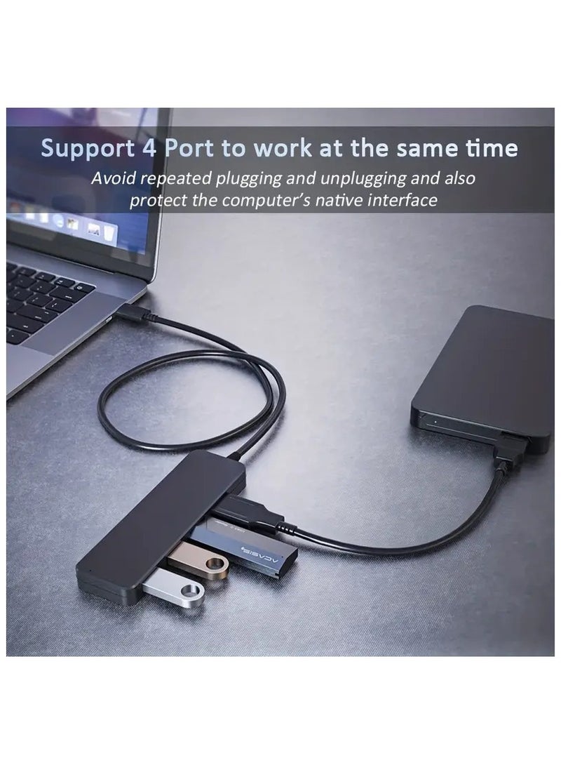 USB 3.0 Hub 4-Port Splitter for Laptop Xbox Flash Drive HDD Console Printer Camera Keyboard Mouse - Image 2