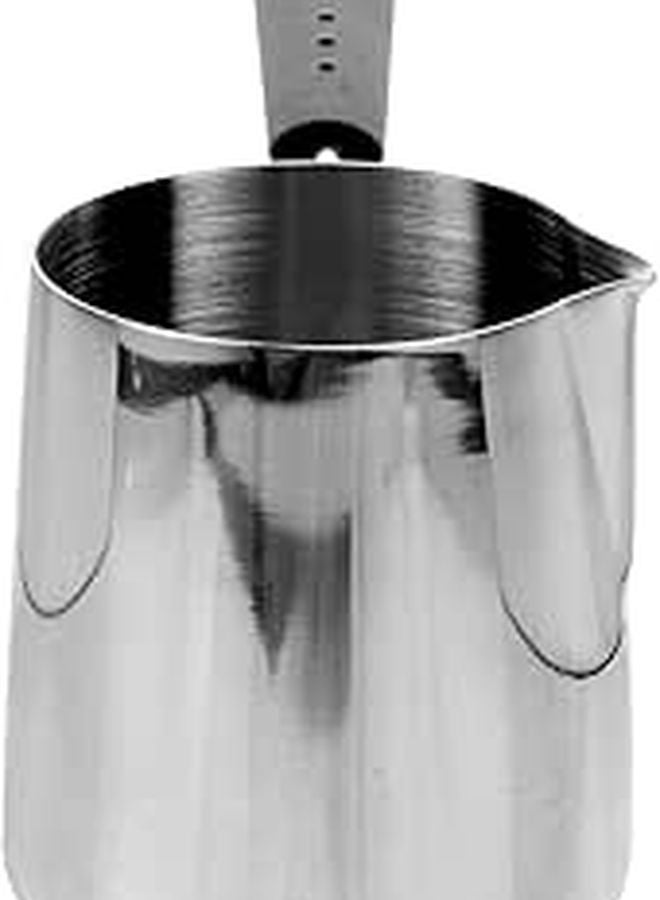 Small Stainless Steel Oil Pot with Handle Deepened Saucepan for Cooking Sauces and Heating Oil Induction Stove Compatible Easy to Clean - Image 1