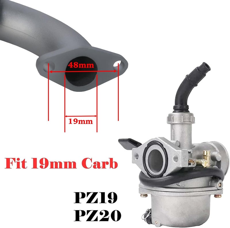 JMCHstore Performance Racing Intake Pipe Inlet Manifold for Mini Bikes and Go Karts - Image 3