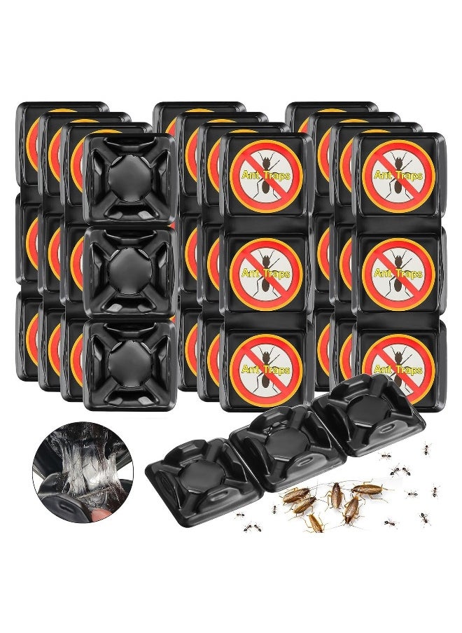 Generic 48 Pcs Ant Killer Ant Traps Spider Traps Effective Insect Traps Indoor Ant Bait Glue Traps for Bugs Outdoor Home Kitchen Cricket Crawling Bugs, Safe for Pets and Kids  - Image 1
