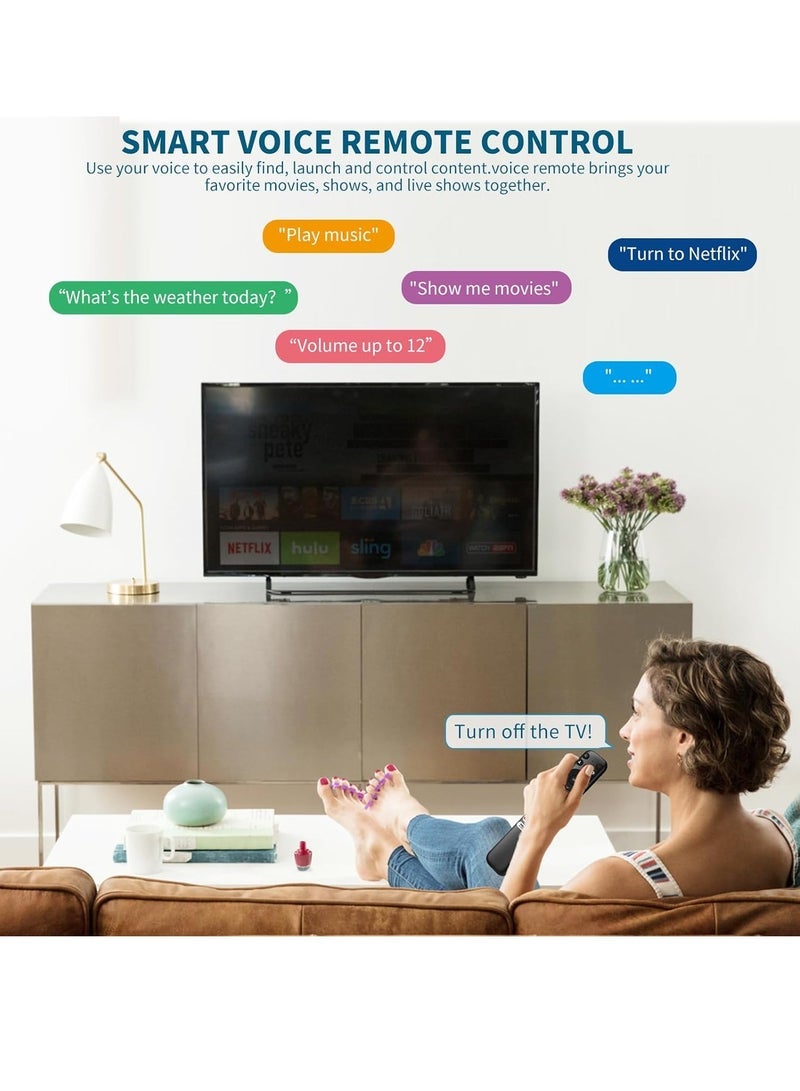 PopZa Replacement Voice Remote Control for TCL Android Smart TVs, RC813 with Google Voice Function with battery - Image 3
