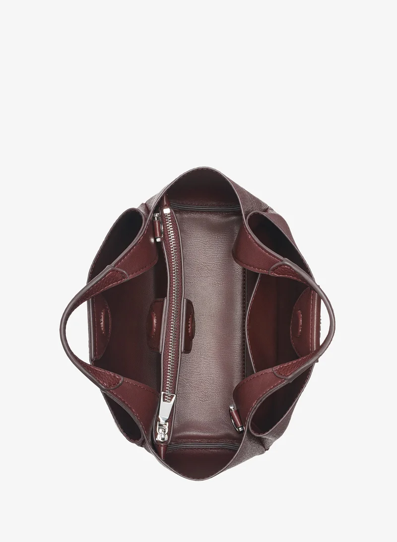 DKNY Red Willa Mini Satchel for Women | Best Price UAE