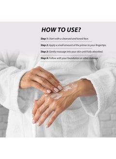Fashion Colour Platinum Water-based Moisturizer Primer Lightweight Brightens Skin Enhances Glow Non-Greasy Fresh Glowing Skin For Men & Women 45 g  - Image 4