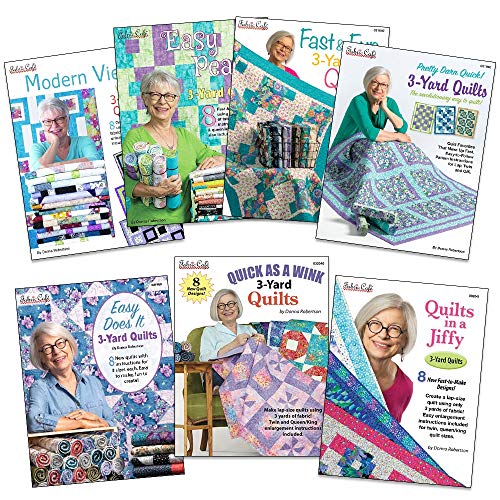 Fabric Cafe 3 Yard Quilts Pattern Book Bundle All 7 Books Included