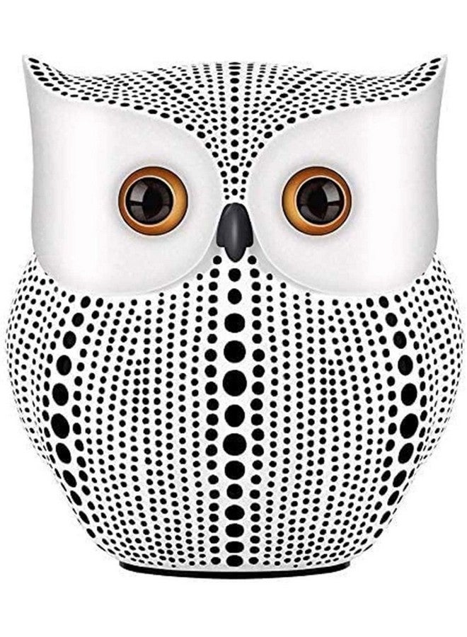 Xtore® Modern Classy Lucky Owl Resin Art Figure Showpiece -(Pack of 1, White) - Image 1