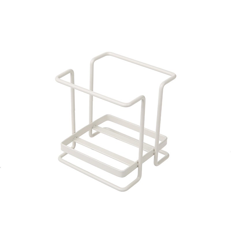 Japanese-style Paper Cup Holder Disposable Cup Taker Wrought Iron Cup Storage Rack Household Coffee Tea Cup Holder(Cream White) - Image 1
