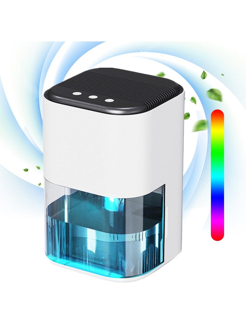 WALALLA Electric Dehumidifier, 2000 ml, Quiet Small Dehumidifier for Bedroom, Electric Dehumidifier, Room Dehumidifier, Portable Quiet Small Mini Dehumidifier for Cellar - Image 1