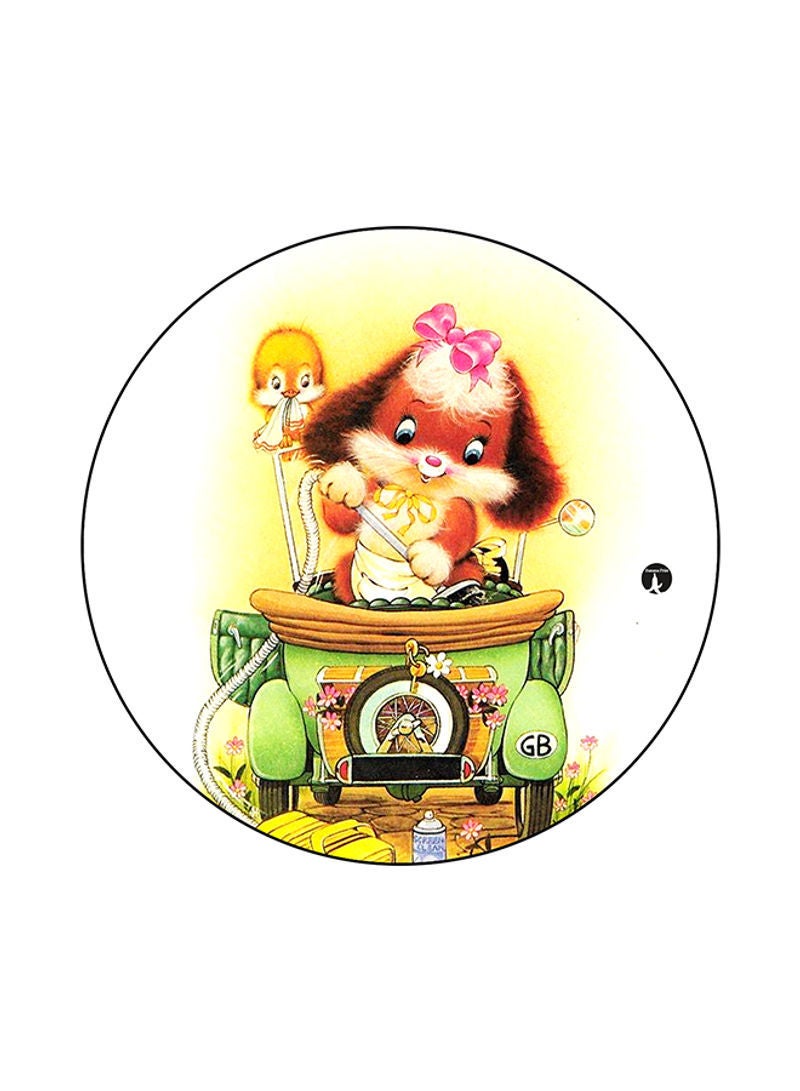 RKN A Dog Printed Mouse Pad Multicolour