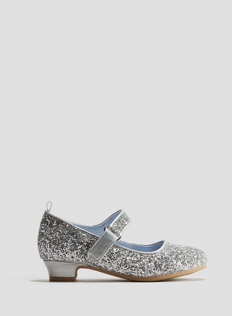 H&M Kids Glittery Dressing-Up Shoes - Image 1