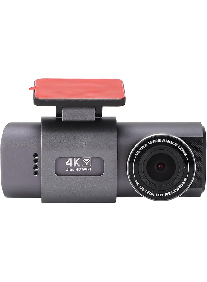 جيكتسي كاميرا أمامية وخلفية بدقة 4K، مسجل قيادة سيارة بدقة 1080 بكسل عالية الوضوح، كاميرات مثبتة على لوحة القيادة ليلاً، تسجيل حلقي، مستشعر جي، زاوية واسعة 170 درجة، ركن السيارة على مدار 24 ساعة - Image 1