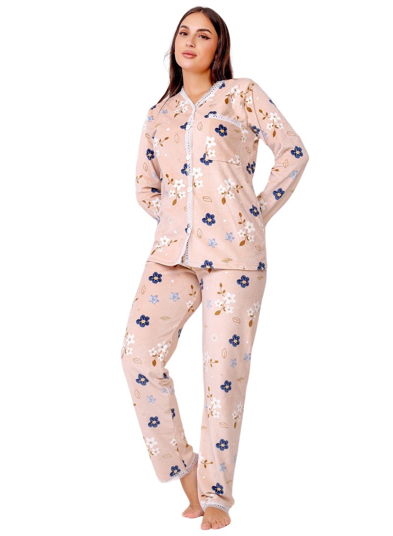 Pink Lady Winter Pyjama Set - Image 2