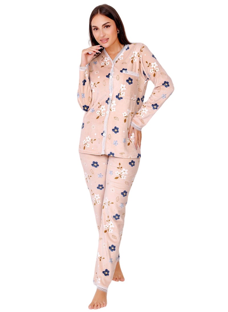 Pink Lady Winter Pyjama Set - Image 3