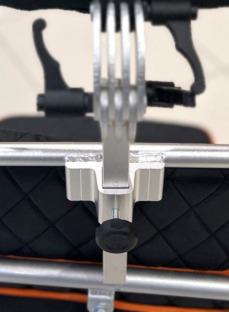 كروني كرسي متحرك كهربائي 6019 بظهر مرتفع وسطح مستوٍ، كرسي متحرك خفيف الوزن قابل للطي لجميع التضاريس للبالغين، مع جهاز تحكم عن بعد، محرك 500 واط، بطارية 24 فولت/12 أمبير/ساعة، مدى 15-25 كم، أقصى سرعة 5-6 كم/ساعة، فرامل كهربائية أوتوماتيكية، وظيفة إمالة، ممتص صدمات مدمج، مسند رأس قابل للتعديل، وحدة تحكم بعصا تحكم 360 درجة، سعة وزن 130 كجم، سهل الطي، محمول، ومثالي للسفر، مناسب لكبار السن، وسائد سهلة التنظيف، هيكل من سبائك الطائرات - Image 5