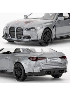 RMZ City 1/36 Bmw M4 Csl Model Car, Alloy Toy Car With Pullback Function, Suitable For Collecting And Decorating Model Toys, Car Gifts For Boys And Girls (Grey)  - Image 4