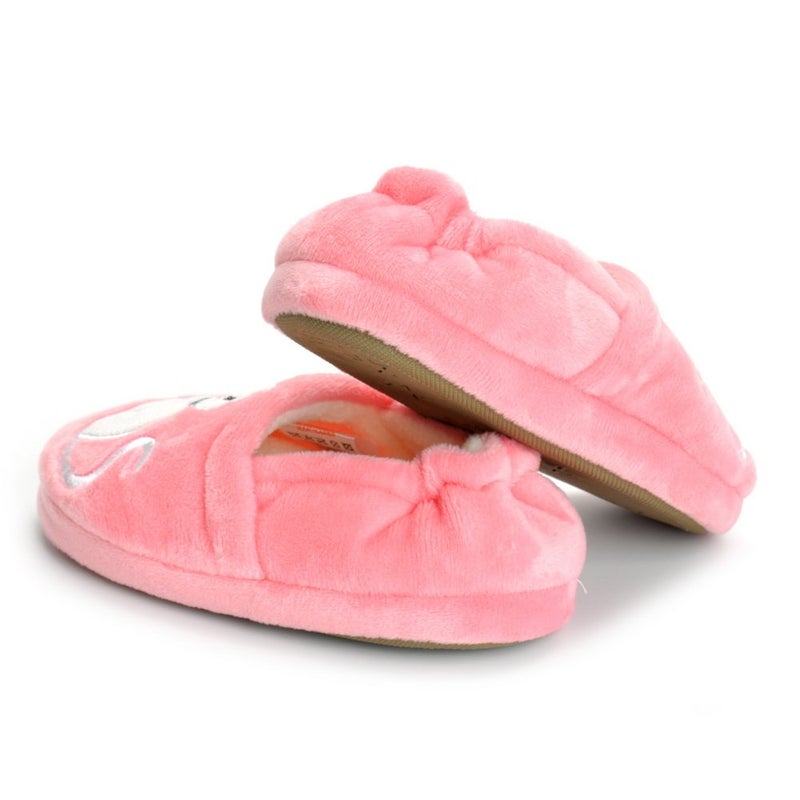 ESTAMICO Toddler Girls' Premium Soft Plush Cats Slippers Cartoon Kitten Warm Winter House Shoes, US 5-6 M - Image 5
