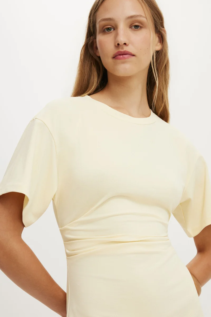 Cotton On  Boxy Tuck T-Shirt Mini Dress for Women | Best Price UAE