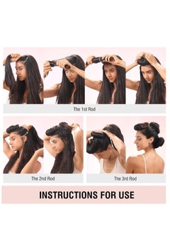 OASIS-TH Heatless Hair Curler with Flexible Rods and Hook, Heatless Curling for All Hair Types, Comfortable Heatless Curlers for Sleeping, Curls Overnight, Black  - Image 4