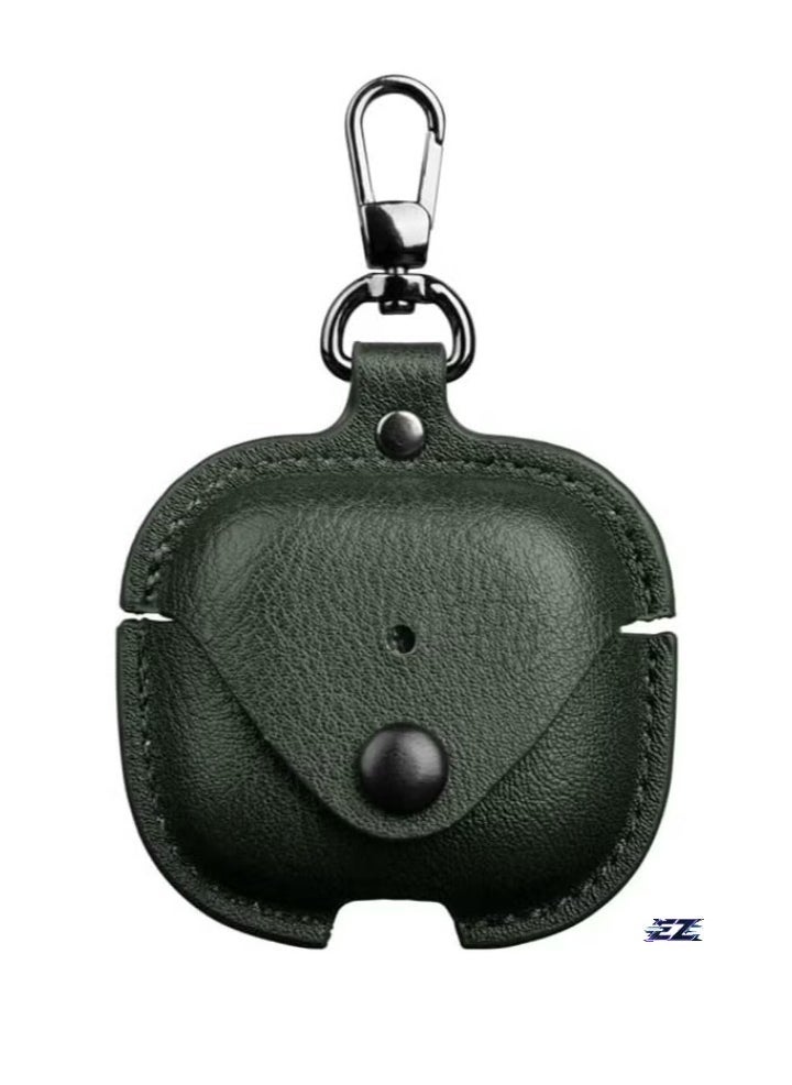 ELTRAZONE Case Compatible with AirPods 4 2024 – PU Leather with Keyring Included, Anti-Scratch Protective Case Cover for AirPods 4 2024 - Image 2