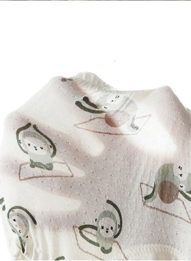 Loquat Bamboo Fiber Baby Training Diaper Yoga Monkey  - Image 2