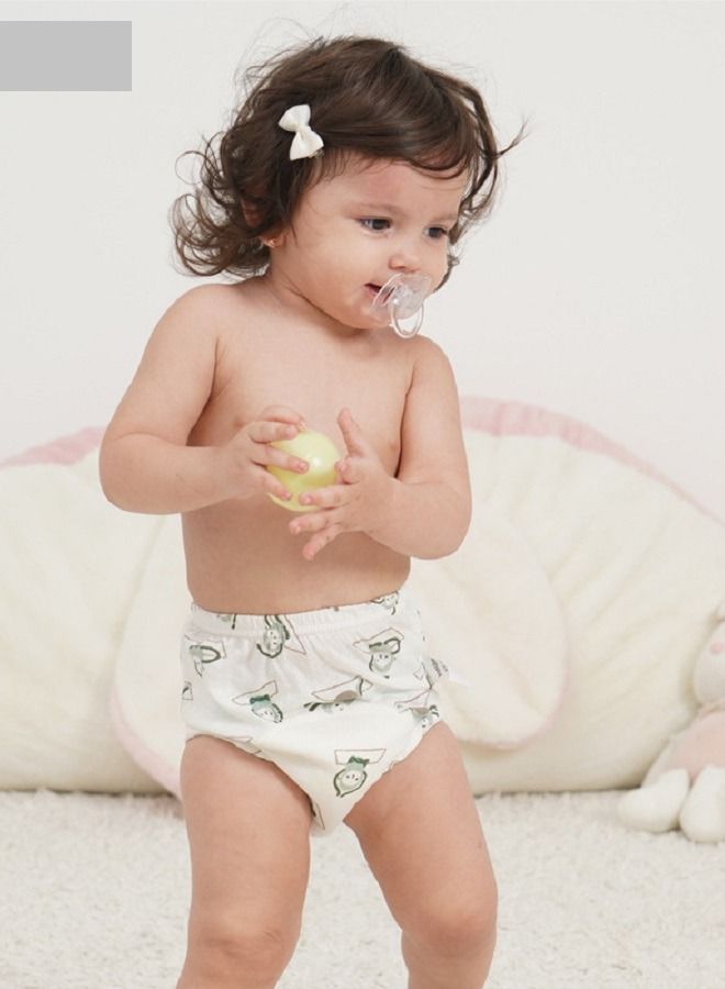 Loquat Bamboo Fiber Baby Training Diaper Yoga Monkey  - Image 3