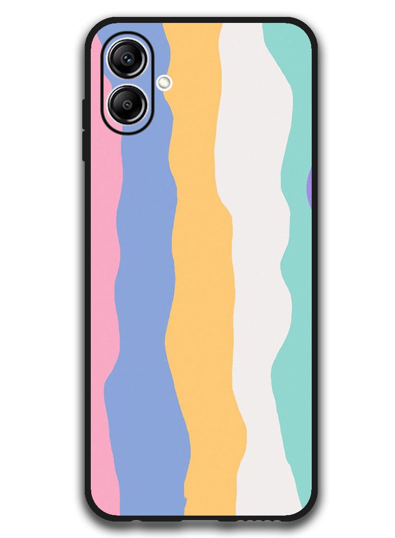 Theodor Protective Case Anti Scratch Shock Proof Bumper Cover For Samsung Galaxy A06 Colourful stripes - Image 1