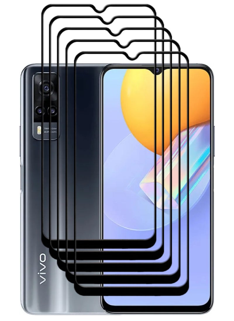 أكاليكس 5 قطع، حماية شاشة،  لهاتف فيفو Y51 (2020)  ، جودة ممتازة. - Image 1