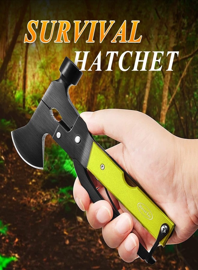 RoverTac Multitool Axe Hatchet, Camping Essentials Survival Gear, Gifts for Men, Mens Gifts Dad Gifts, Gifts for Men Husband Him, 14-in-1 Multi Tool Axe, Multitool Gifts for Camping Hiking Survival - Image 5