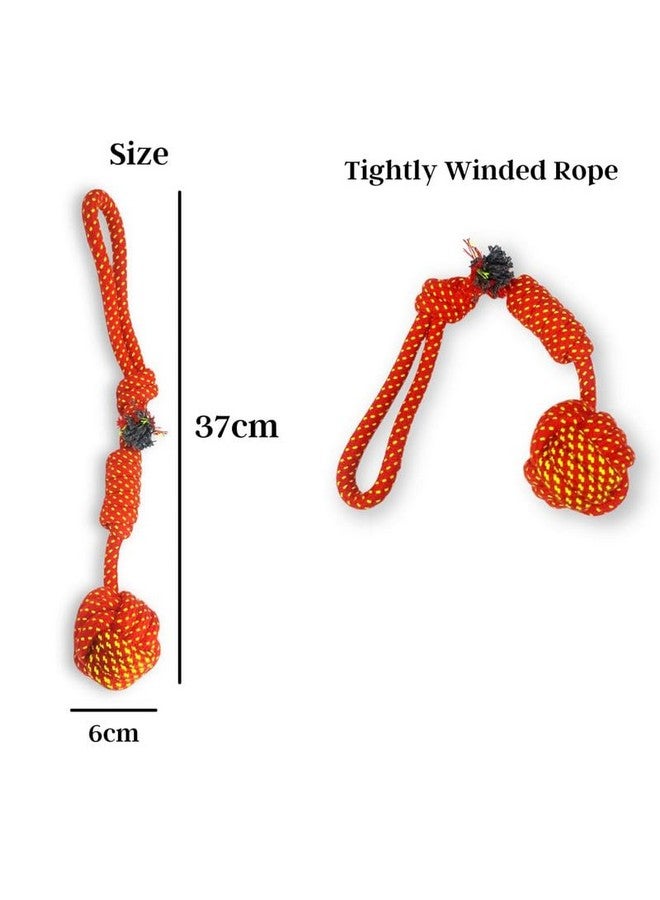 بت ألعاب الكلاب للمضغ العدواني، لعبة مضغ متينة للكلاب من السلالات الكبيرة، ألعاب الكلاب الكبيرة للكلاب الكبيرة آمنة وطويلة الأمد لمضغ التسنين للجراء، ألعاب حبل الكلاب القطنية للكلاب متوسطة الحجم - Image 5