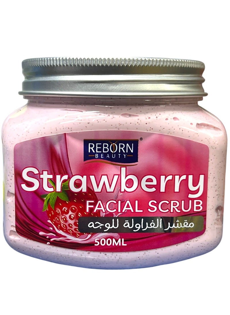 Strawberry Whitening Exfoliating Facing Scrub 500ml