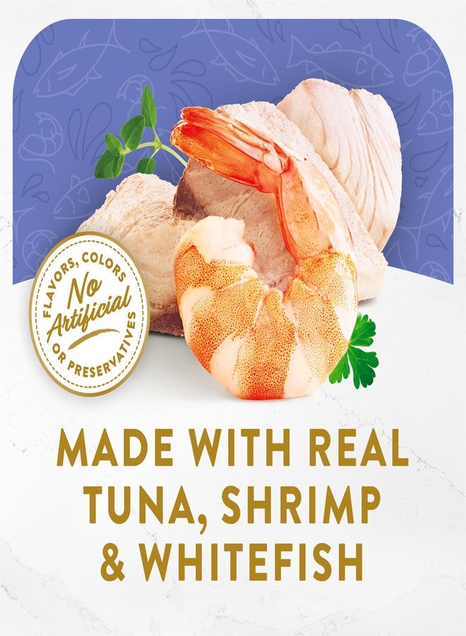 Fancy Feast Purina Fancy Feast Limited Ingredient Wet Cat Food Complement, Broths With Tuna, Shrimp & Whitefish - (Pack of 16) 1.4 oz. Pouches - Image 3