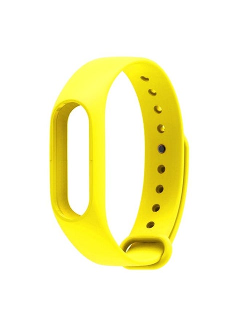 Replacement Strap For Xiaomi Mi Band 2 CA0600B Colorful Wrist Bands Bracelet, Host not Included Yellow