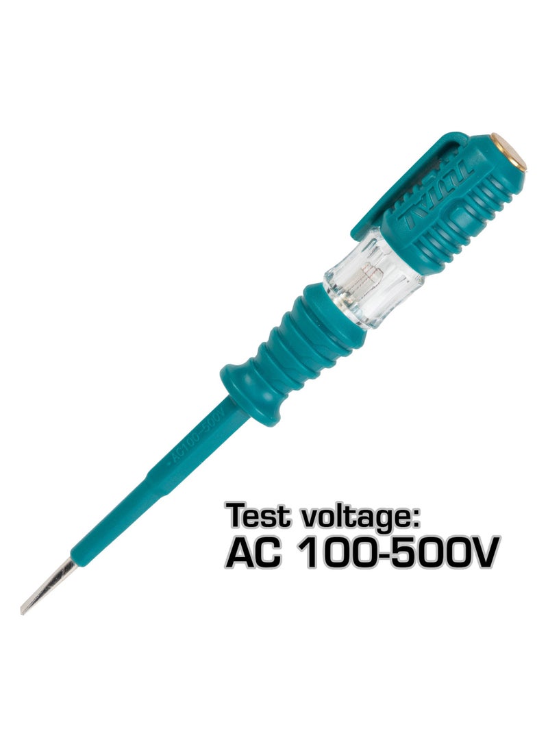 TOTAL TOTAL Test Pencil Voltage Tester – Electrical Circuit Tester Pen for AC/DC Detection – Durable & Reliable Electrician Tool  - Image 3