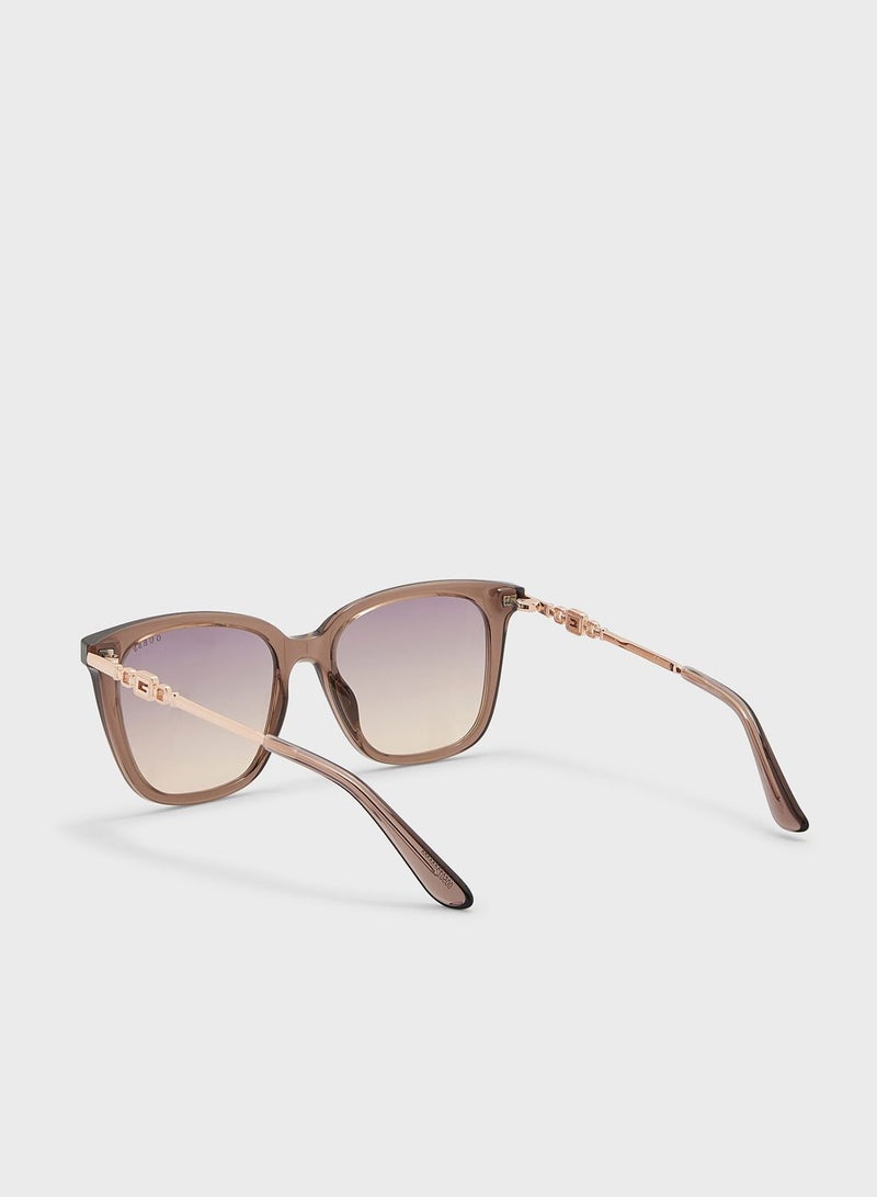 GUESS Gradient Rectangle Shape Sunglasses - Image 3