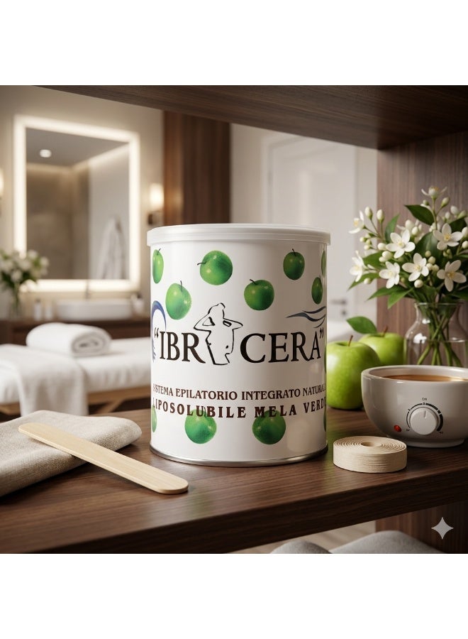 IBR Cera Green Apple Hair Removal Wax 600ml for Men and Women - Image 2