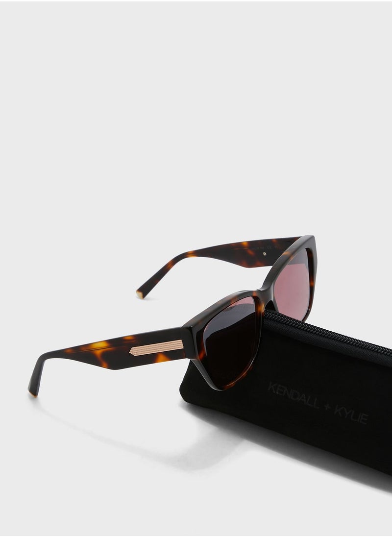 KENDALL + KYLIE - Danni Square Sunglasses Kkos602G - Image 1