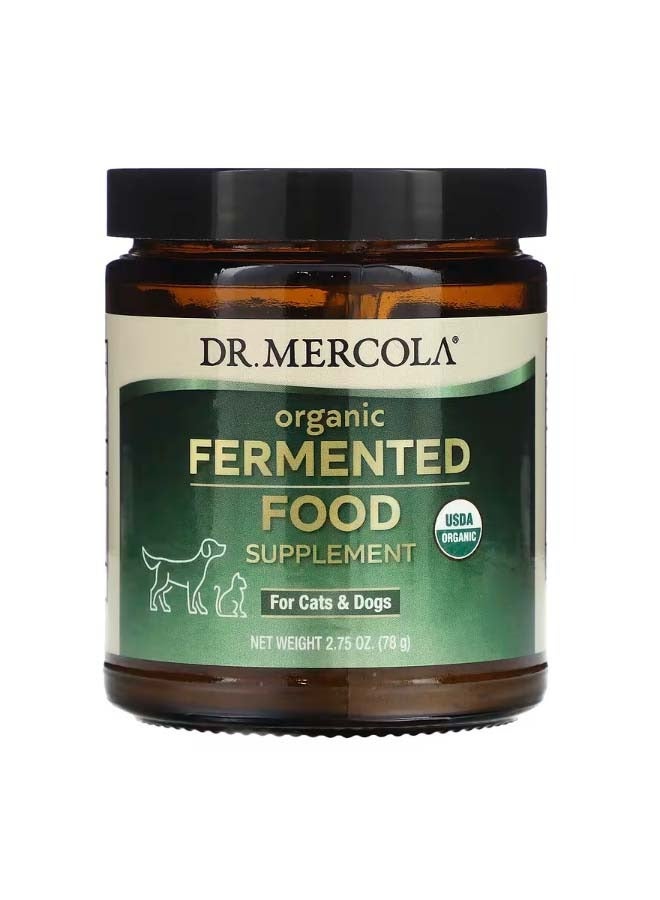 Dr. Mercola Organic Fermented Food Supplement For Cats and Dogs 2.75 oz 78 g - Image 1