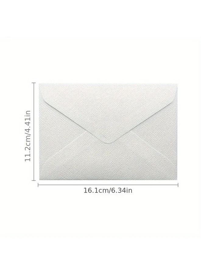 أظرف غربية كلاسيكية رمادية 20 قطعة بملمس ناعم لدعوات الزفاف - Image 4