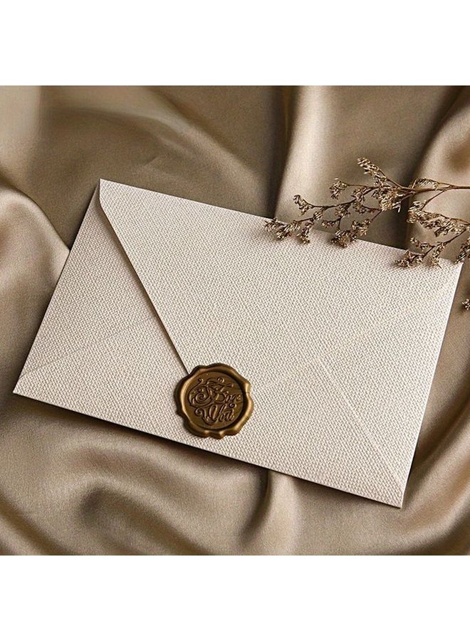 أظرف غربية كلاسيكية رمادية 20 قطعة بملمس ناعم لدعوات الزفاف - Image 3