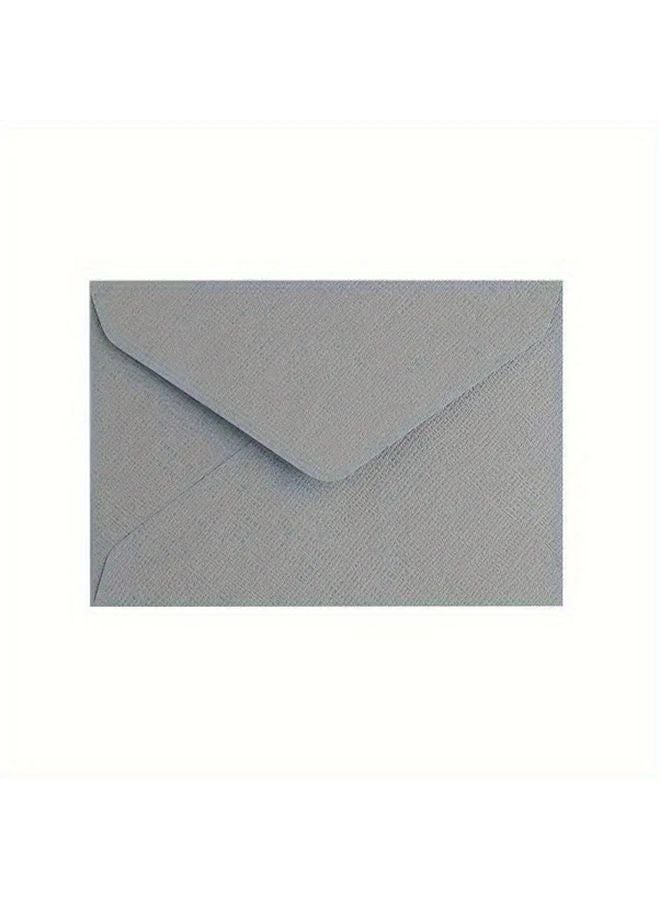 أظرف غربية كلاسيكية رمادية 20 قطعة بملمس ناعم لدعوات الزفاف - Image 1