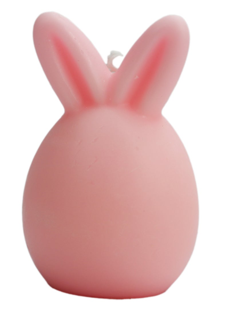 Bunny Ear Scented Candle White Peach, Fruit Scented Candles for Home & Office, Nice Candles Scented Gifts for Women, Aromatherapy Fruit Candles for Café, Hotel, Yoga Rooms (Pink) 