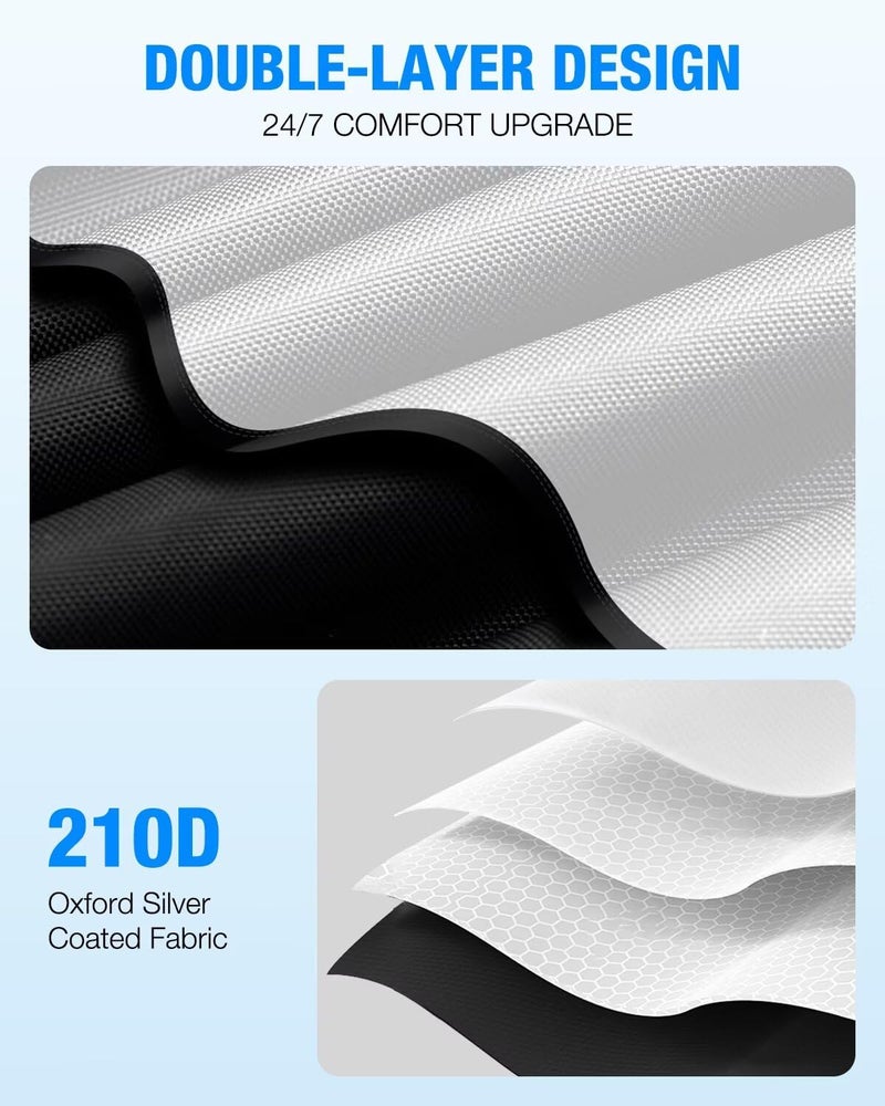 Neverland Car Sun Shade Accessories - Toyota Camry 2007-2011 Windshield Sunshade, Foldable Dashboard Cover with Oxford Silver Coating, Heat Reflective Window Shade for UV Protection & Cooler Cabin - Image 2