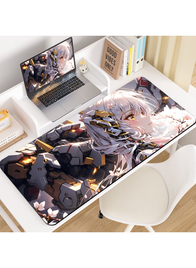 Extra Large Mouse Pad E-Sports Animation Game Chinese Style Computer Keyboard Pad Desk Pad Lockable Edge Thickened