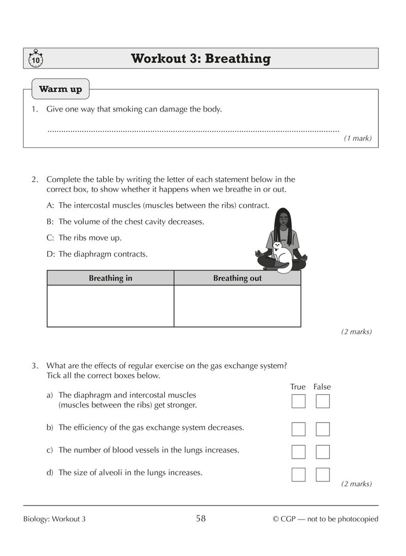 New KS3 Year 9 Science 10-Minute Weekly Workouts (includes answers)