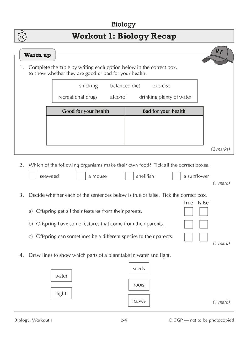 New KS3 Year 9 Science 10-Minute Weekly Workouts (includes answers)  - Image 5