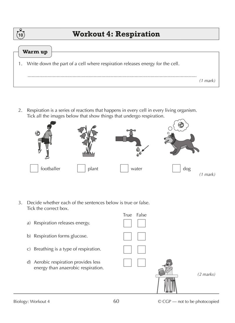 New KS3 Year 9 Science 10-Minute Weekly Workouts (includes answers)